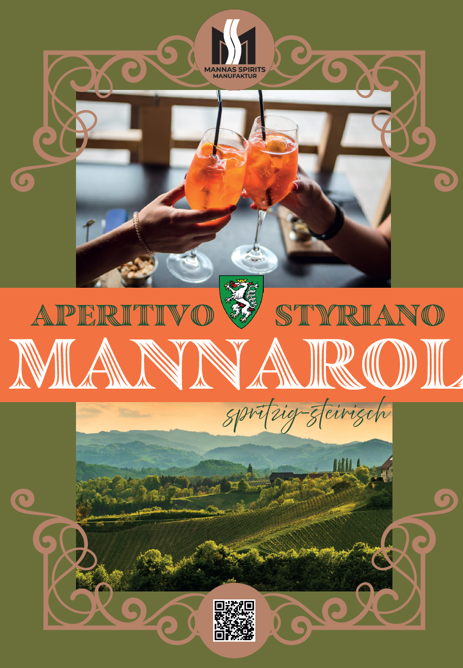 "Mannarol Aperitivo Styriano-Der perfekte Aperitivo Spritzig, Steirisch „