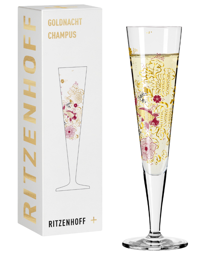 RITZENHOFF# Goldnacht Champagnerglas 2022 #23 Kathrin Stockebrand